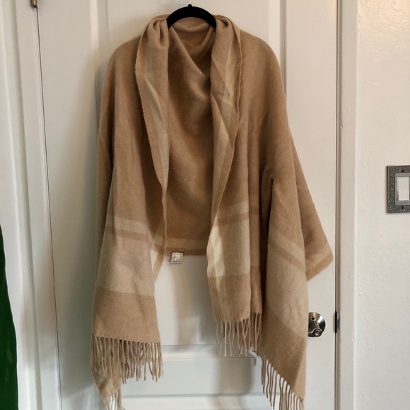 J. Crew Jackets & Blazers - JCrew wool poncho scarf cape